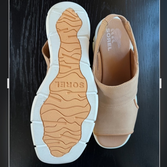 Sorel Women's Joanie III Slingback Sandals Honest Beige, White - Picture 14 of 16